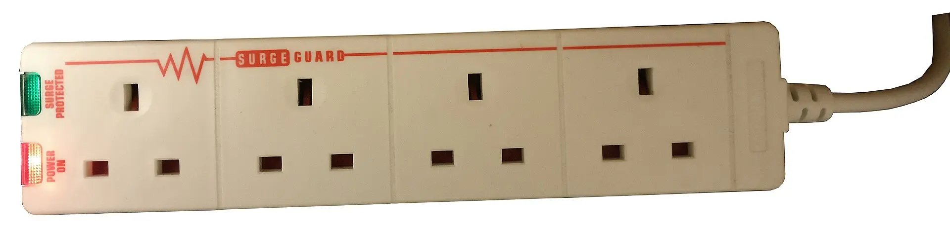 ที่มา: Wikimedia Commons ปลั๊กไฟกันไฟกระชาก (Surge Protector) คืออะไร